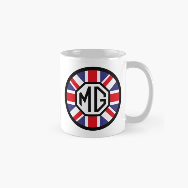 Round union jack sticker Classic Mug