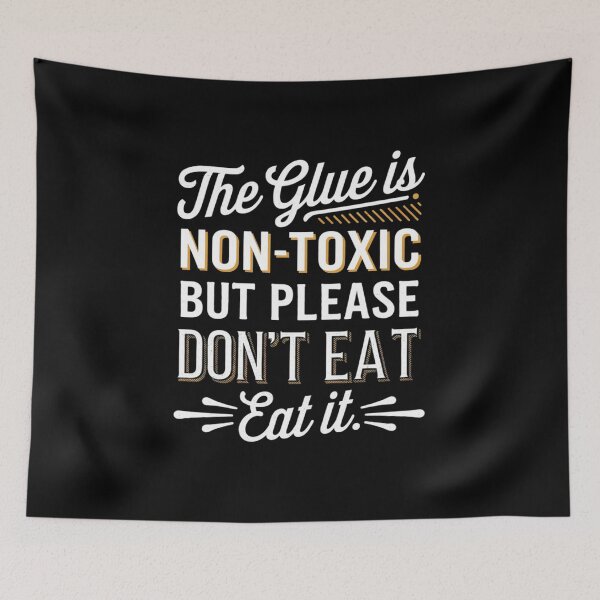 Item preview, Don't Eat Glue Funny Sarcastic Kindergarten Teacher designed and sold by RsFilsingerArt.