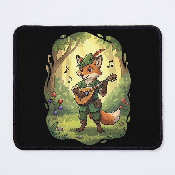 Item preview, Cute Fox Bard Woodland Musician designed and sold by k3rstman1.