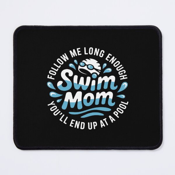 Item preview, Funny Swimmer Mom On Mother's Day Women's Black Swim Mom designed and sold by RoyTill0Art.