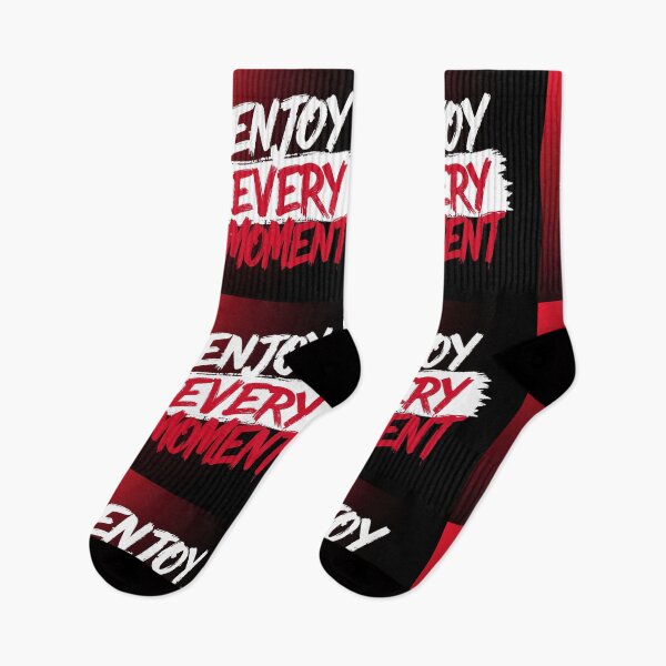 Item preview, Enjoy Every Moment – Bold Motivational Quote for a Powerful Mindset designed and sold by PixelVibe782.