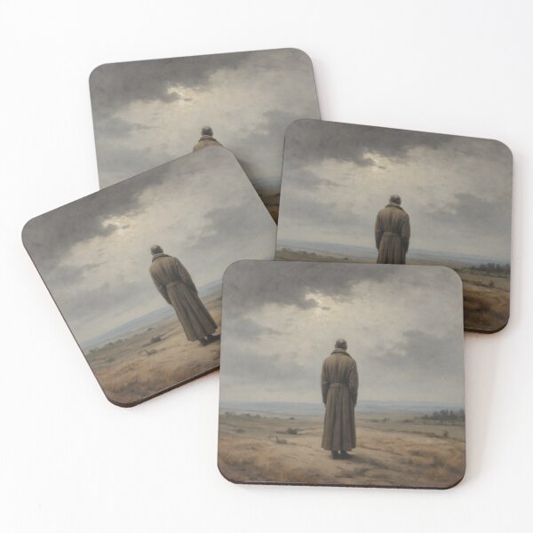 Item preview, Solitary Figure in Vast Landscape – Cinematic Fine Art designed and sold by Visualynx.