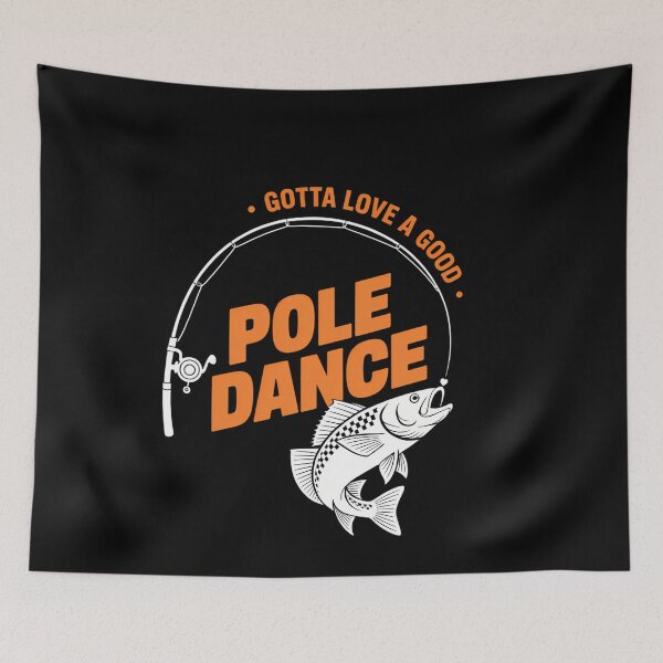 Item preview, Pole Dance Fishing Dad joke designed and sold by lilensgavadur.