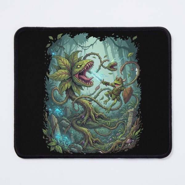 Item preview, Frog Knight Fantasy Jungle Plant Monster Battle designed and sold by k3rstman1.