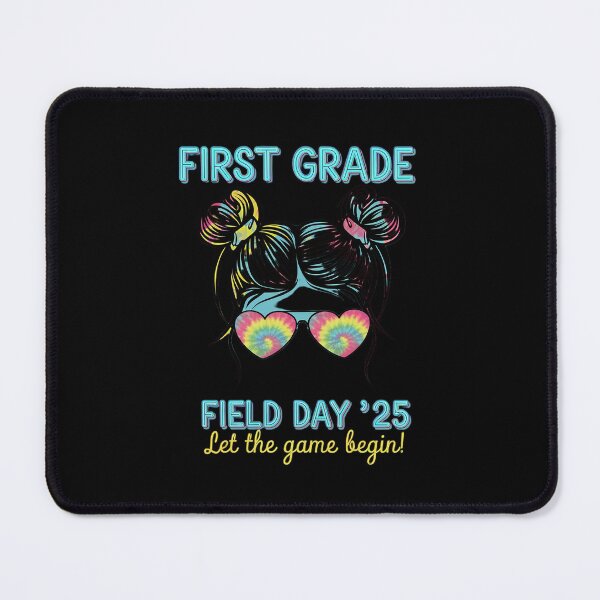 Item preview, First Grade Field Day 2025 Game Begin Messy Bun Teacher Kids designed and sold by RsFilsingerArt.