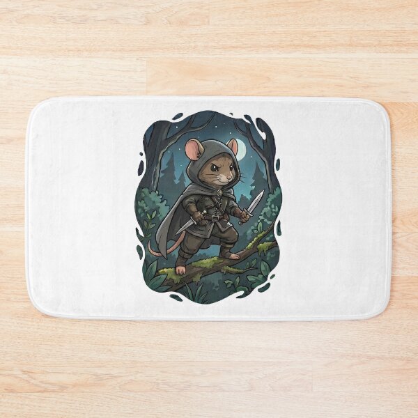 Item preview, Fantasy Mouse Rogue Assassin Forest Night designed and sold by k3rstman1.