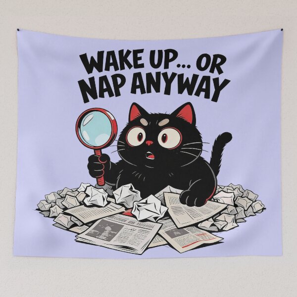 Item preview, WAKE UP... OR NAP ANYWAY designed and sold by CriticalCult.