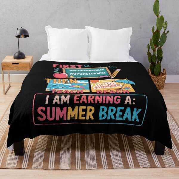 Item preview, First Teach Then Beach I Am Earning A Summer Break Teachers designed and sold by RsFilsingerArt.