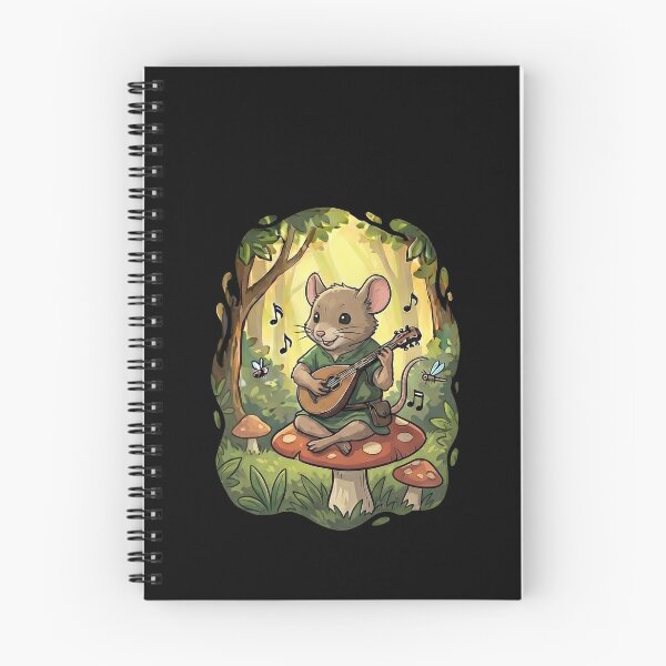 Item preview, Cute Mouse Bard Forest Music Mushroom designed and sold by k3rstman1.