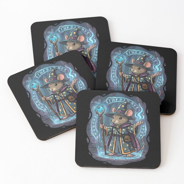 Item preview, Cute Mouse Wizard Arcane Magic Fantasy RPG designed and sold by k3rstman1.