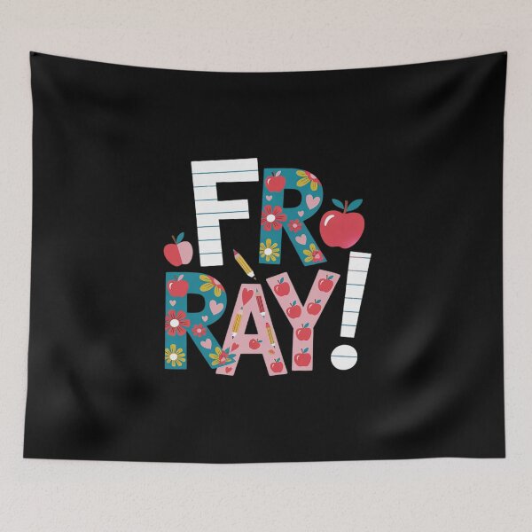 Item preview, Fri-Yay Happy Friday Funny Weekend Teacher Back To School designed and sold by RsFilsingerArt.