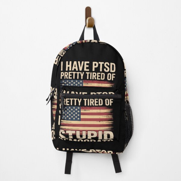Item preview, PTSD Us Flag Sayings Joke Humor designed and sold by lilensgavadur.
