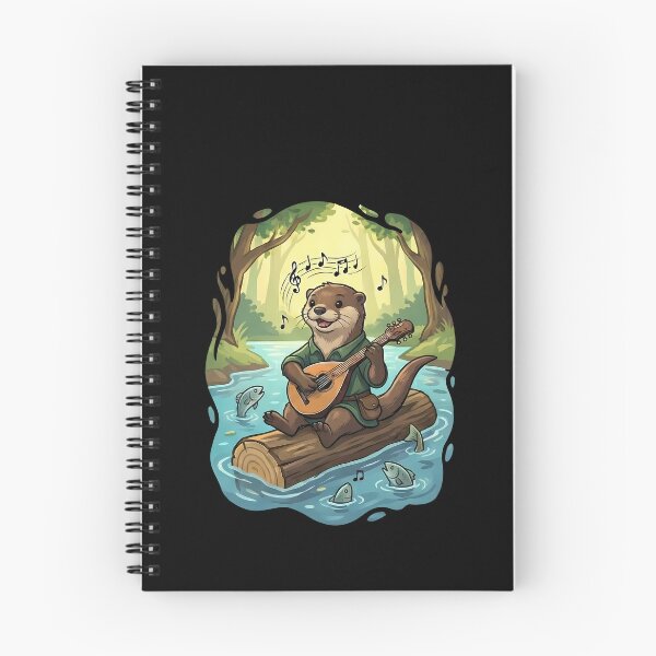 Item preview, Whimsical Otter Bard Mandolin River Music designed and sold by k3rstman1.