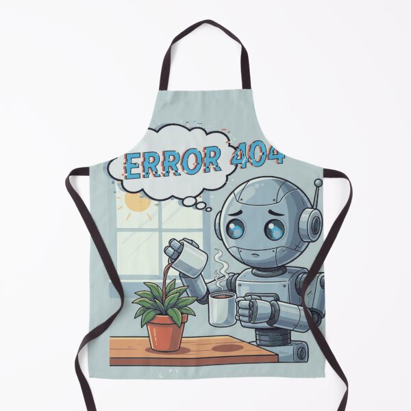 Item preview, Relatable Error 404 Robot Coffee Digital Art designed and sold by MartinxMarie.