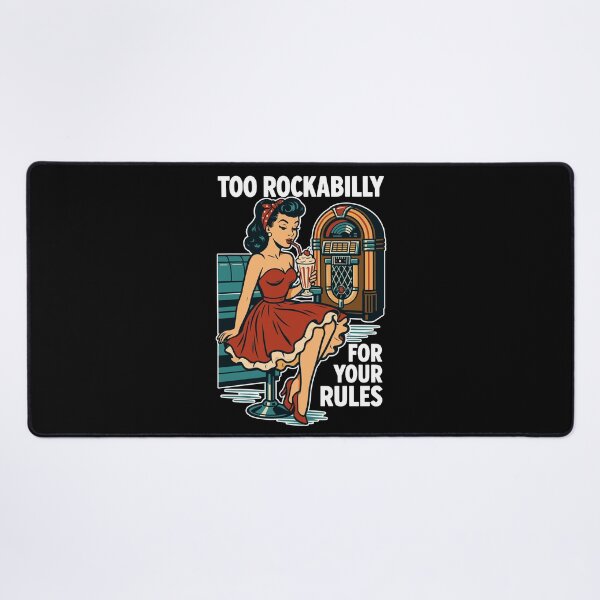 Item preview, Rockabilly rebel 50s diner jukebox retro designed and sold by Pineapple-Tree.
