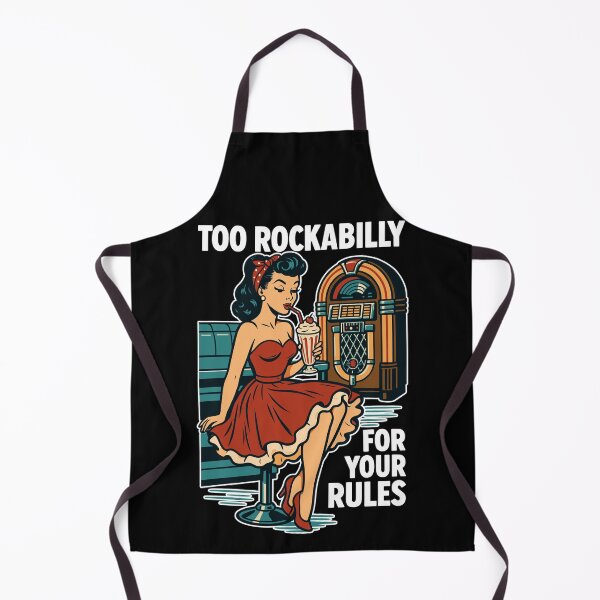 Item preview, Rockabilly rebel 50s diner jukebox retro  designed and sold by Pineapple-Tree.