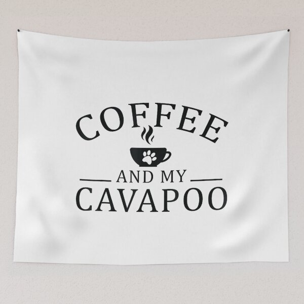 Item preview, Cavapoo Dog And Coffee for Men Women  for Mom Dad Kids designed and sold by SALI MANI.