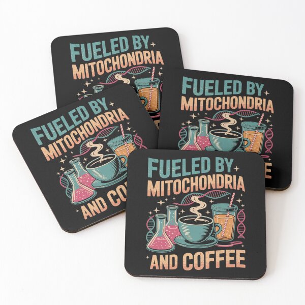 Item preview, Funny Biology Teacher Science Fueled By Mitochondria Coffee designed and sold by RsFilsingerArt.