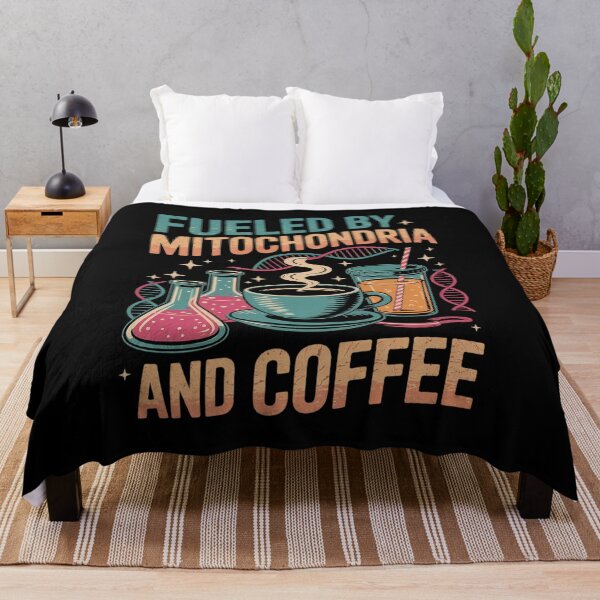 Item preview, Funny Biology Teacher Science Fueled By Mitochondria Coffee designed and sold by RsFilsingerArt.