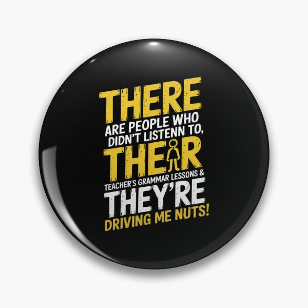 Item preview, Funny English Grammar Teacher Sarcastic There Their They're designed and sold by RsFilsingerArt.