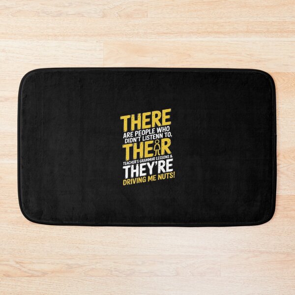 Item preview, Funny English Grammar Teacher Sarcastic There Their They're designed and sold by RsFilsingerArt.