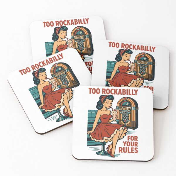 Item preview, Rockabilly rebel 50s diner jukebox retro  designed and sold by Pineapple-Tree.