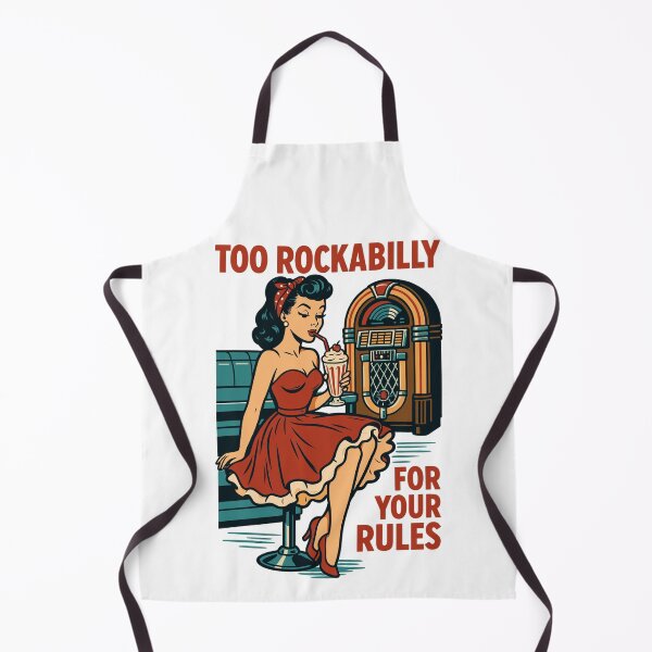 Item preview, Rockabilly rebel 50s diner jukebox retro  designed and sold by Pineapple-Tree.
