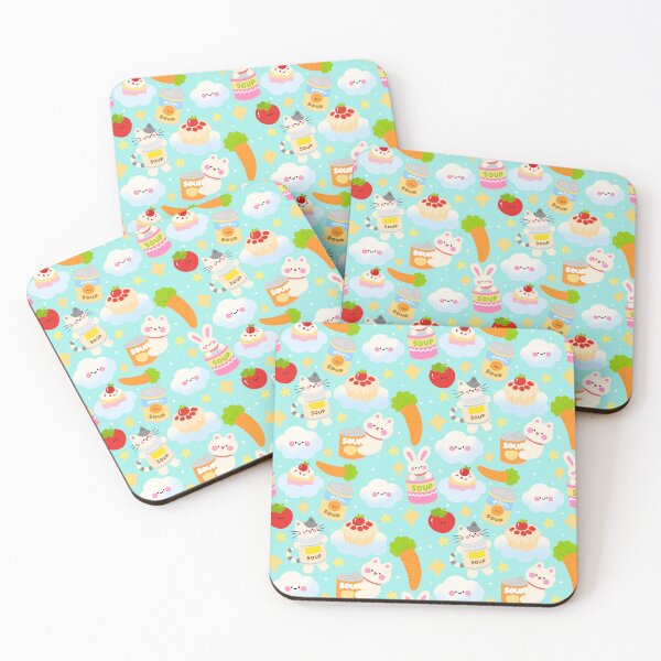 Item preview, Kawaii Canned Food Seamless  designed and sold by KJackArtwork.