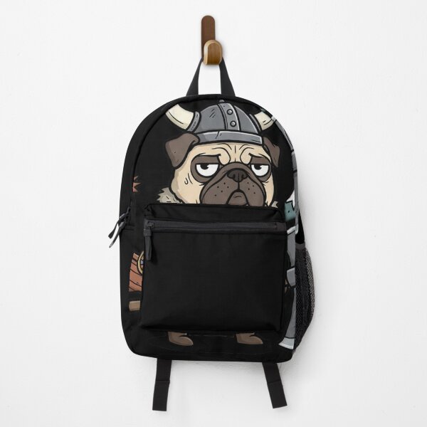 Item preview, Viking Pug Warrior With Ax Medieval Fantasy Art designed and sold by RebellDancer.