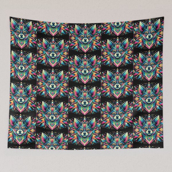 Item preview, Geometric Chihuahua – Abstract Dog Art designed and sold by Dogandesighn.
