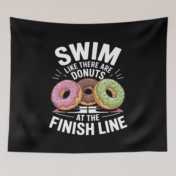 Item preview, Funny Swimming Donut Men Women Swimmer Sports Athlete 1  designed and sold by RoyTill0Art.