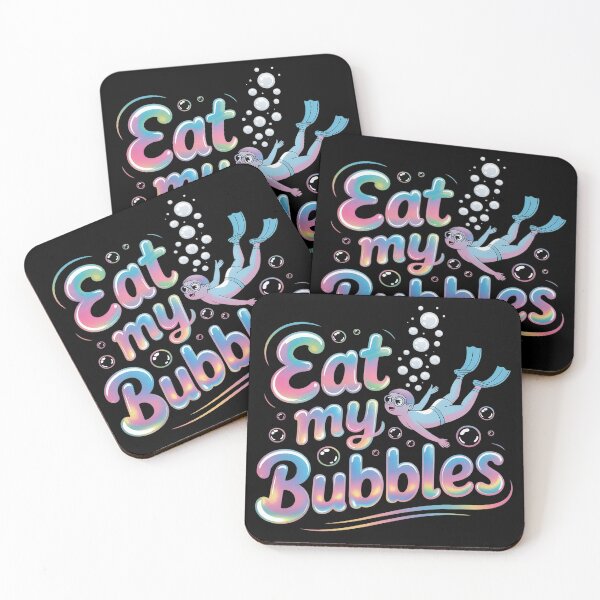 Item preview, Funny Swimming Eat My Bubbles Swim Watercolour  designed and sold by RoyTill0Art.