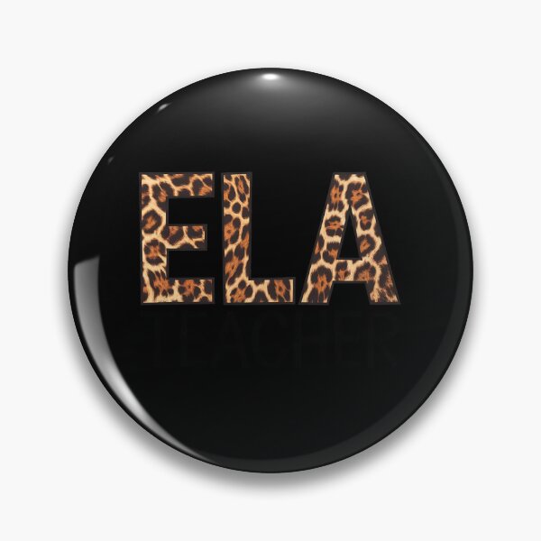 Item preview, Funny Sarcastic English Language Arts Teacher Leopard ELA designed and sold by RsFilsingerArt.