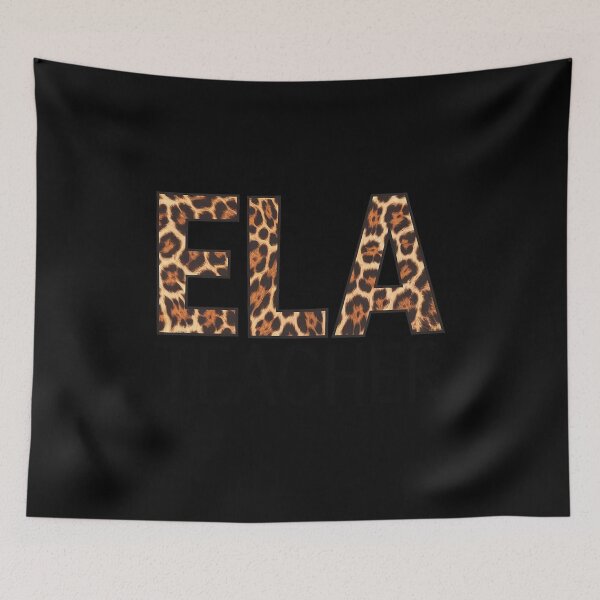Item preview, Funny Sarcastic English Language Arts Teacher Leopard ELA designed and sold by RsFilsingerArt.