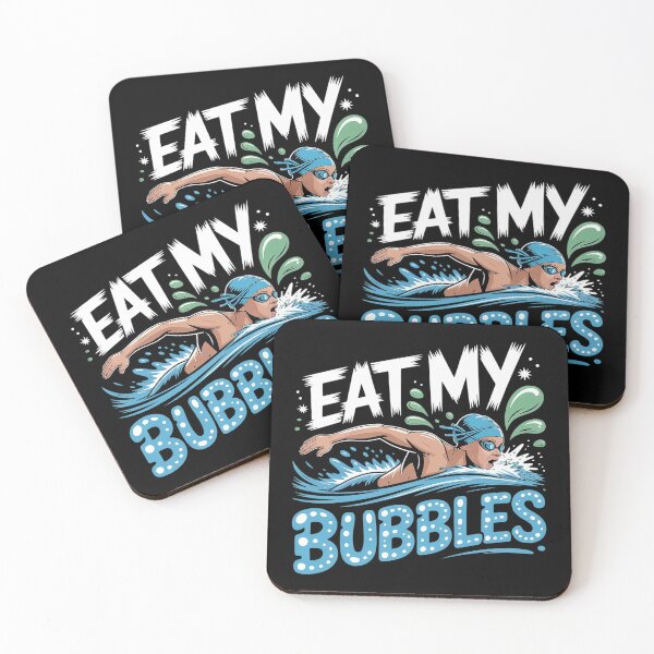 Item preview, Funny Swimming Float Eat My Bubbles  designed and sold by RoyTill0Art.