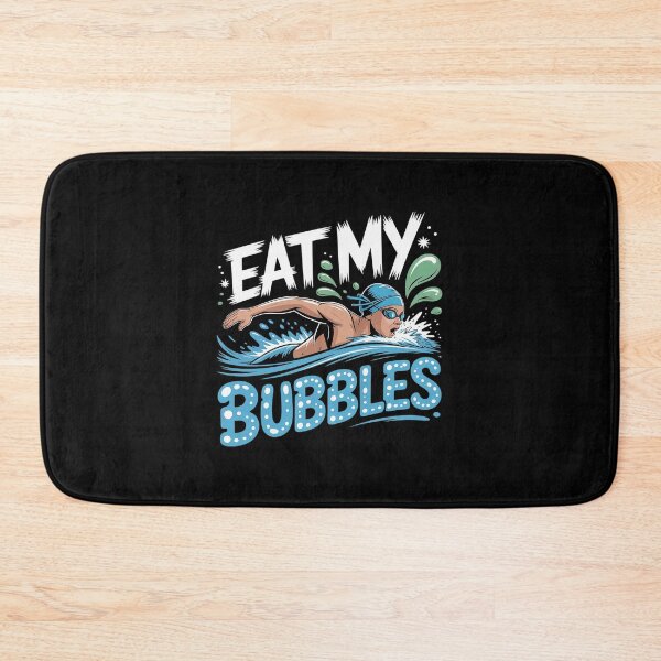 Item preview, Funny Swimming Float Eat My Bubbles  designed and sold by RoyTill0Art.