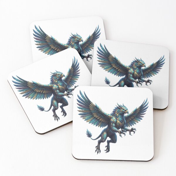 Item preview, Majestic Celestial Griffin: Intricate Geometric Fantasy Masterpiece designed and sold by MartinxMarie.