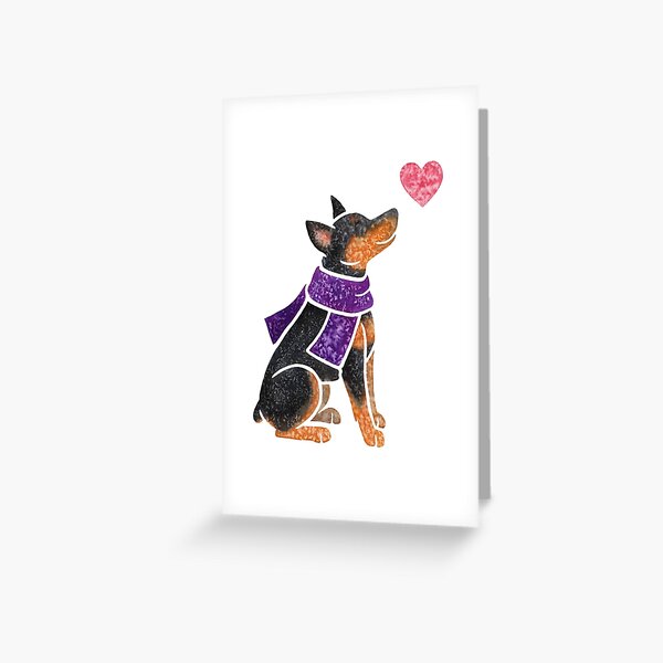 Miniature pinscher and papillon purebreed dogs Tapestry by