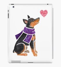Watercolour Miniature Pinscher iPad Case/Skin