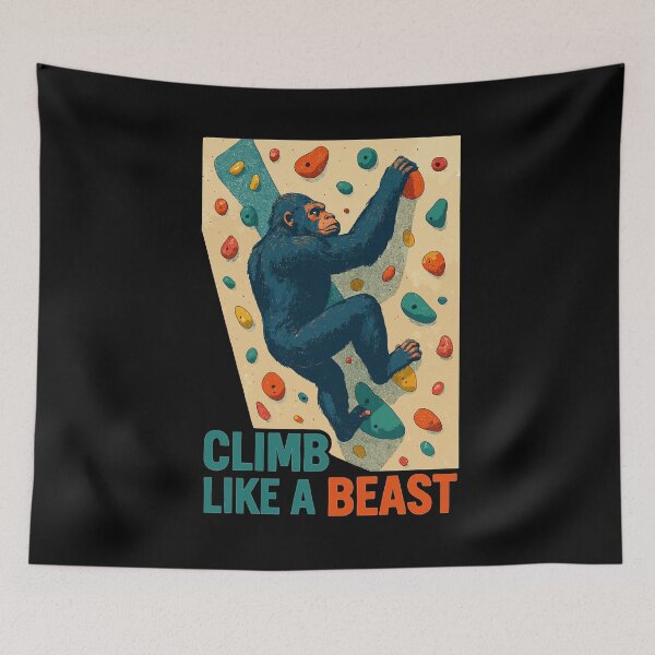 Item preview, Bouldering Gorilla Climbing Beast Monkey Gift designed and sold by Pineapple-Tree.