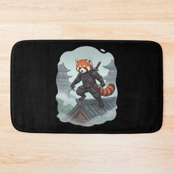Item preview, Red Panda Ninja Warrior Japanese Stealth designed and sold by k3rstman1.