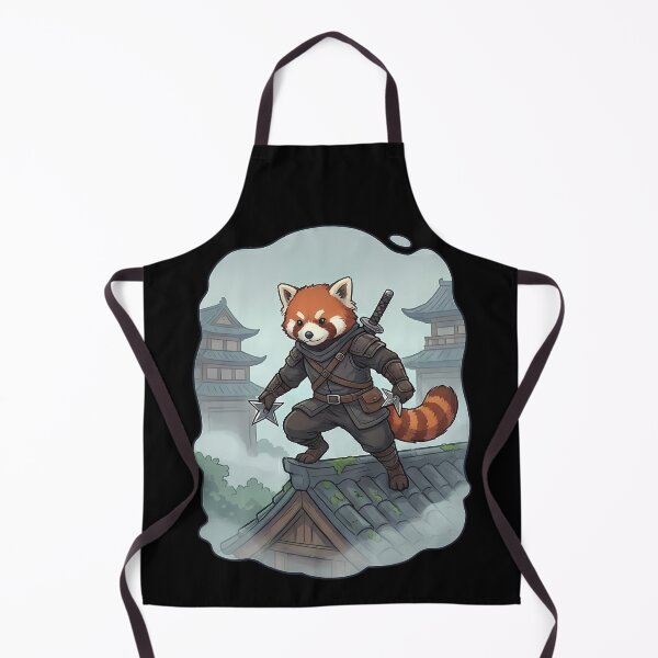 Item preview, Red Panda Ninja Warrior Japanese Stealth designed and sold by k3rstman1.