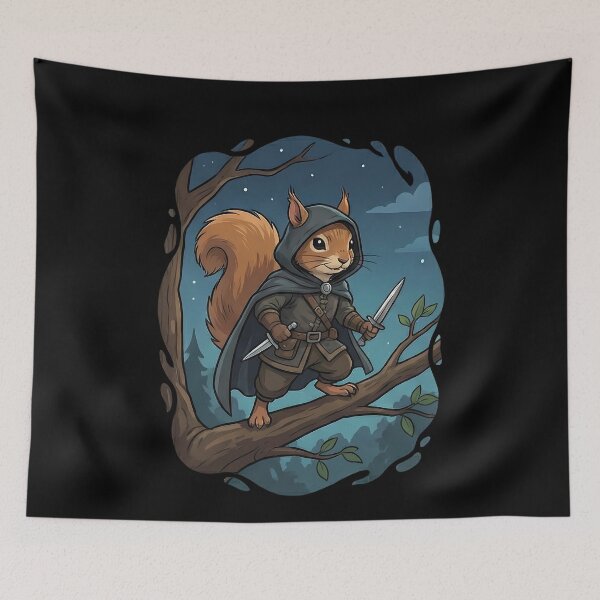 Item preview, Woodland Squirrel Rogue Assassin Dagger Fantasy designed and sold by k3rstman1.