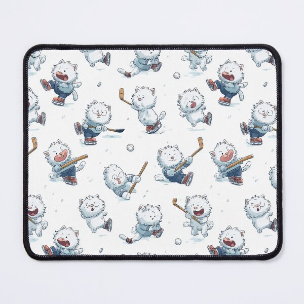 Item preview, Funny Ice Hockey Cat  – Playful Slipping Cats   | Cat Lover | Sport | Ice Hockey | Gift idea  designed and sold by VieUnique.