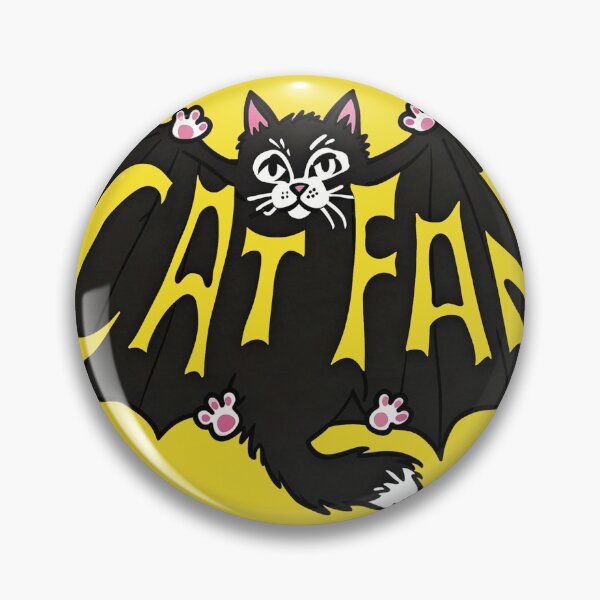 Item preview, Winged Cat Fan with Bat Wings designed and sold by Corinne Alexa Jackson.