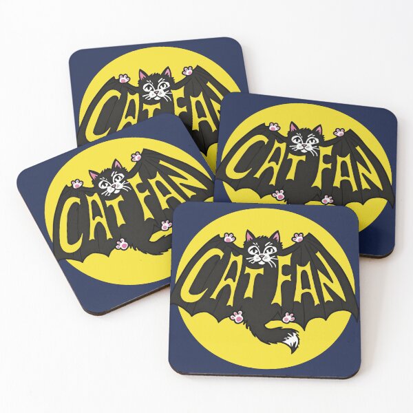 Item preview, Winged Cat Fan with Bat Wings designed and sold by Corinne Alexa Jackson.