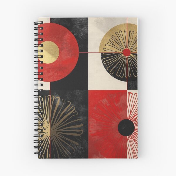 Item preview, Abstract Geometric Floral Grid designed and sold by TeutaDesings.