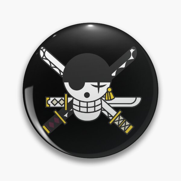 Item preview, zoro vice captain samurai pirates jolly roger flag white designed and sold by jeriney.