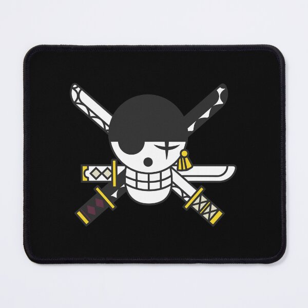 Item preview, zoro vice captain samurai pirates jolly roger flag white designed and sold by jeriney.