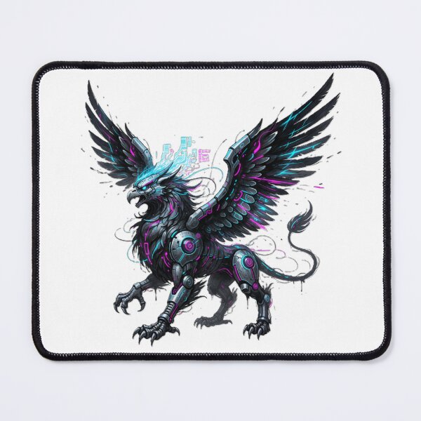 Item preview, Majestic Geometric Griffin: Mythical Stained Glass Masterpiece designed and sold by MartinxMarie.